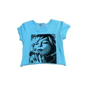 cropped y2k tee